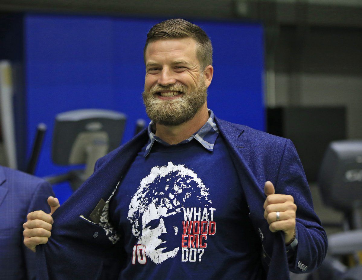 Buffalo Bills defensive end Mike Love walks off the field after a preseason  NFL football game against the Denver Broncos in Orchard Park, N.Y.,  Saturday, Aug. 20, 2022. (AP Photo/Adrian Kraus Stock