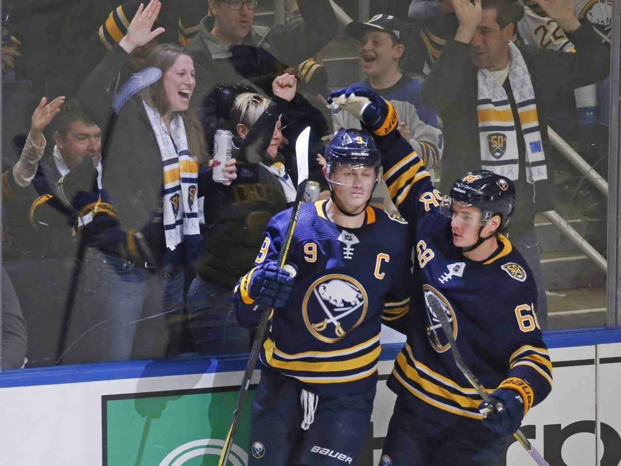 Jack Eichel making his points on 
