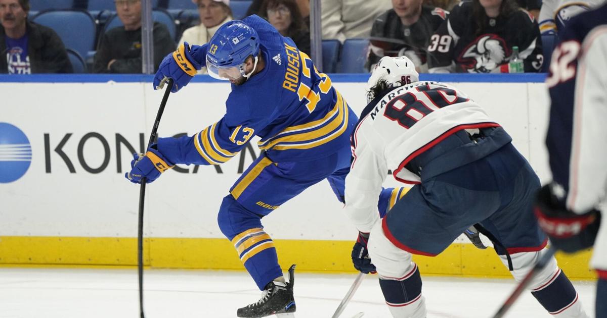 Lukas Rousek and Alex Tuch both in Sabres' lineup vs. Flyers
