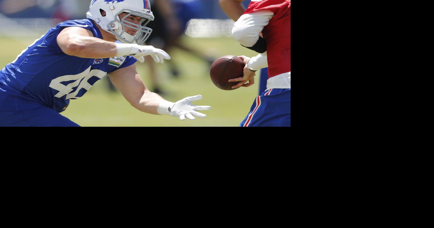 Inside the Bills Fullback Zach Olstad goes from the bus shed to the