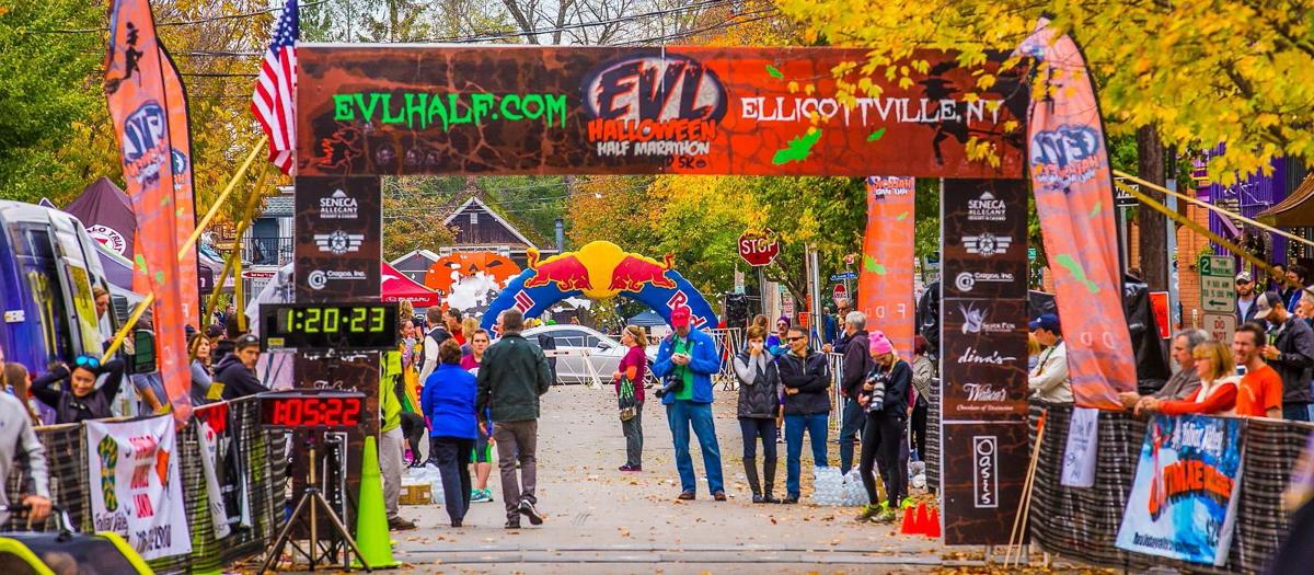 Smiles at the EVL Halloween Half Marathon and 5K