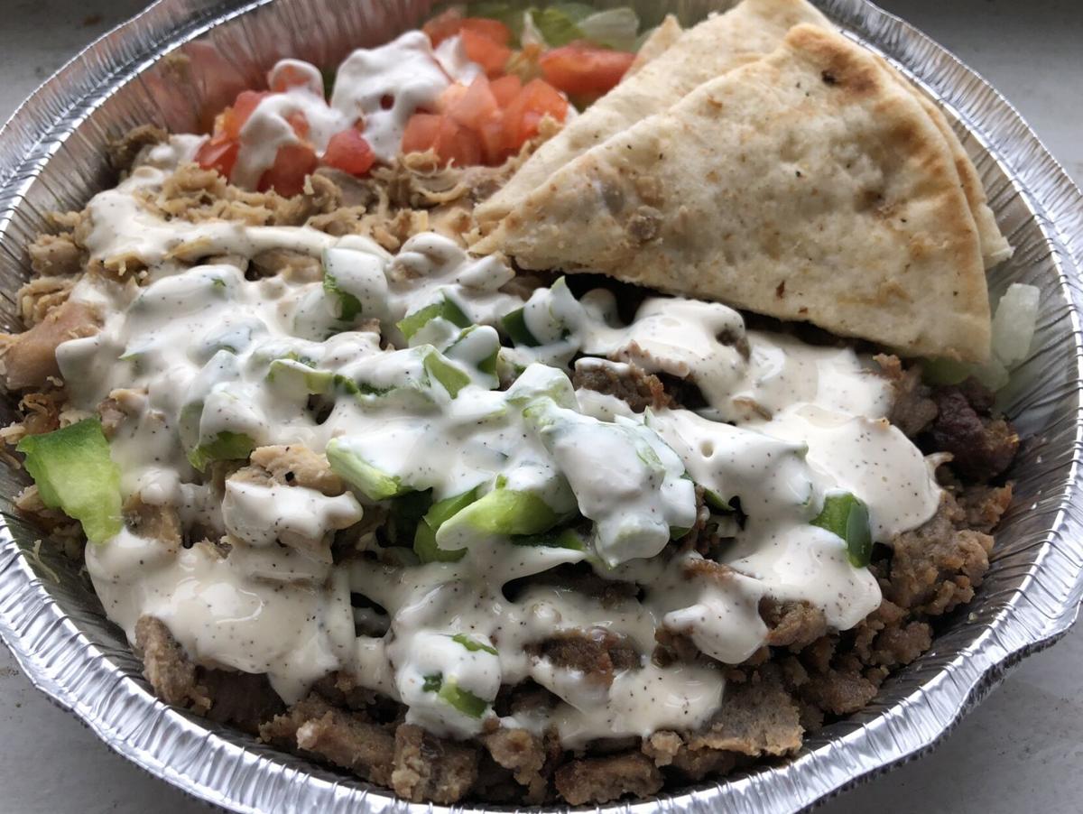 Starters Combo Platter Falafel Sandwich At The Halal Guys In Amherst Dining Buffalonews Com