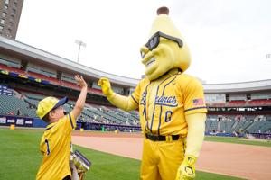 'Just totally fantastic': Savannah Bananas make baseball a family affair at Sahlen Field