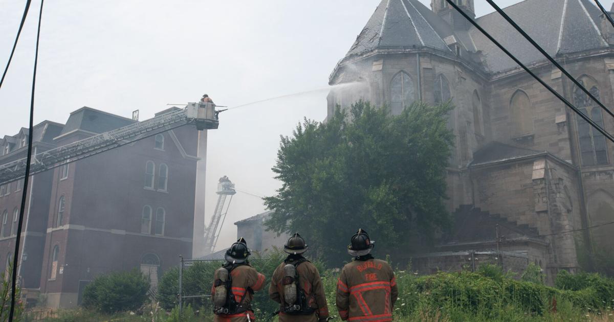 Photos: St. Ann's Church complex in Buffalo battered by separate fires months apart