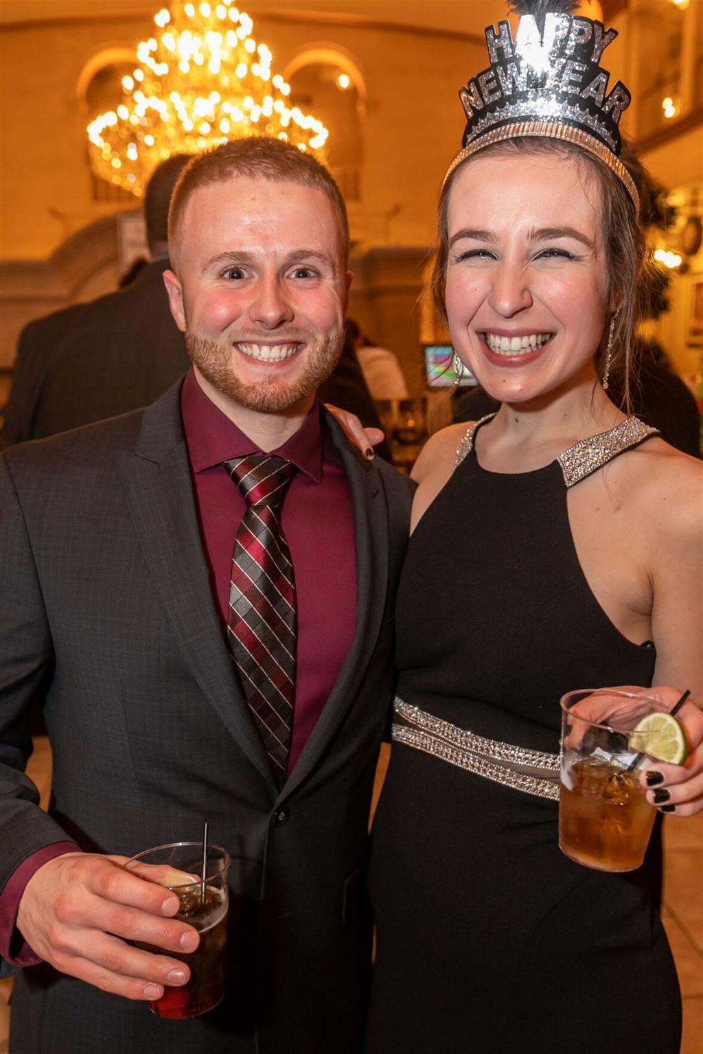 Smiles at Statler City Ice Ball on New Year's Eve ...