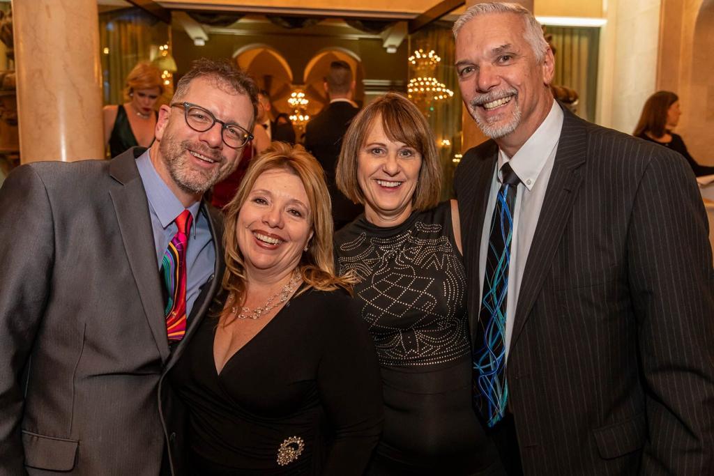 Smiles at Statler City Ice Ball on New Year's Eve