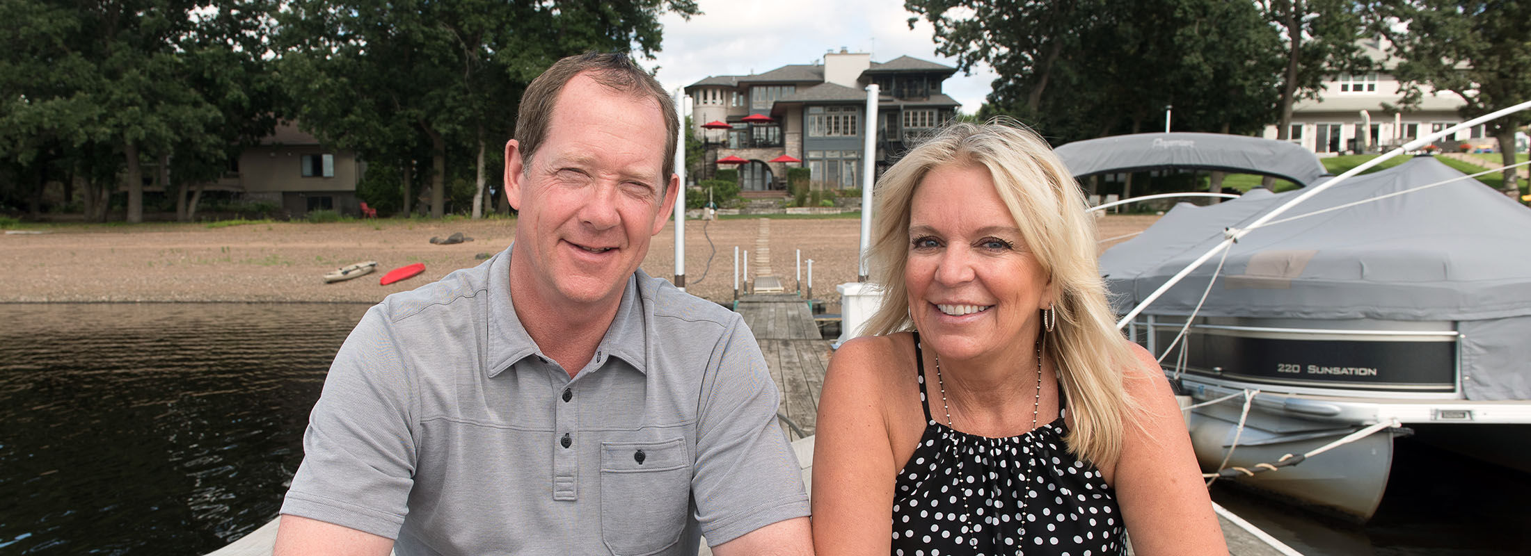 modern marriage of Phil and Karin Housley pic