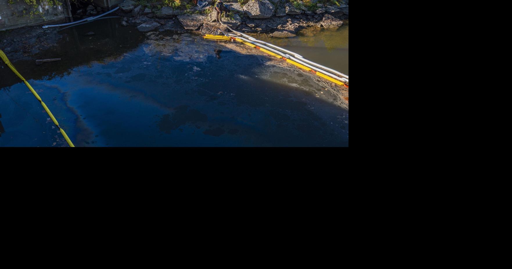 Oily substance in Buffalo River remains a mystery