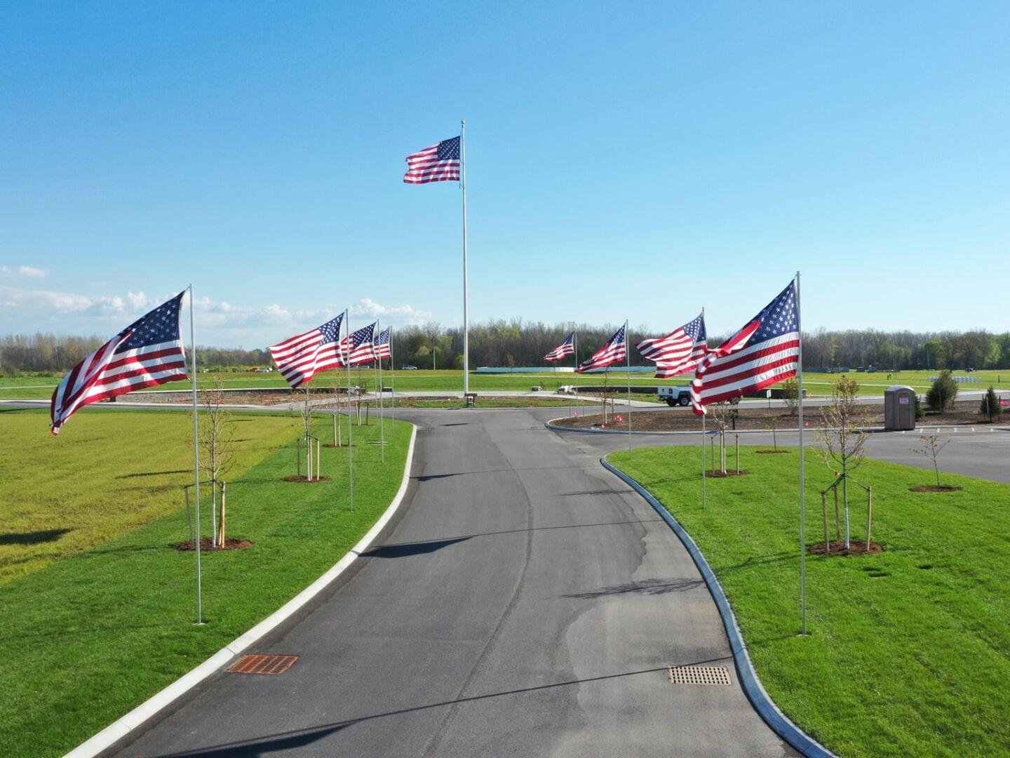 Avenue Of Flags Display At National Cemetery In Pembroke Seeks Donations Local News Buffalonews Com