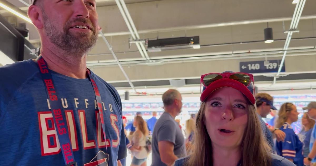 Bills fans react to the new Highmark Stadium