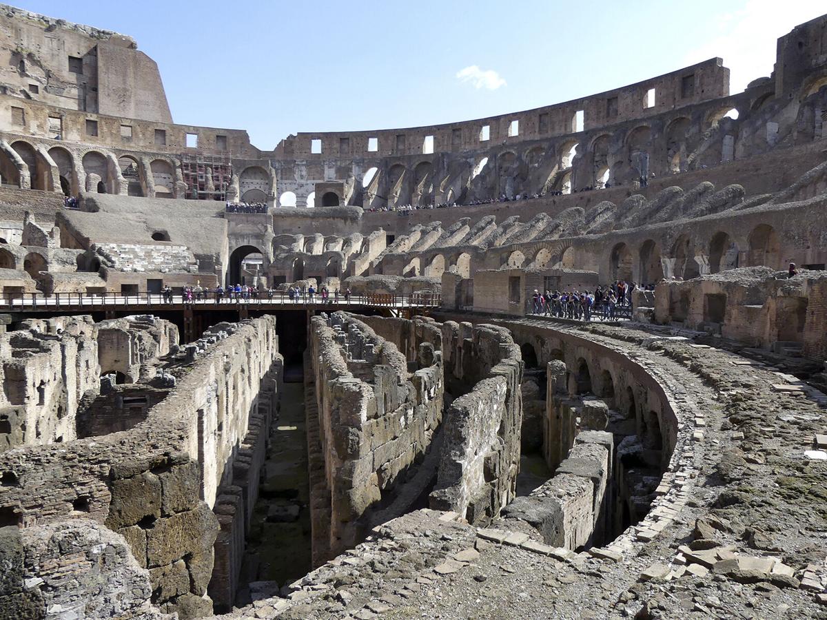 For a building constructed beginning in 70 A.D., the Colosseum is remarkably intact.