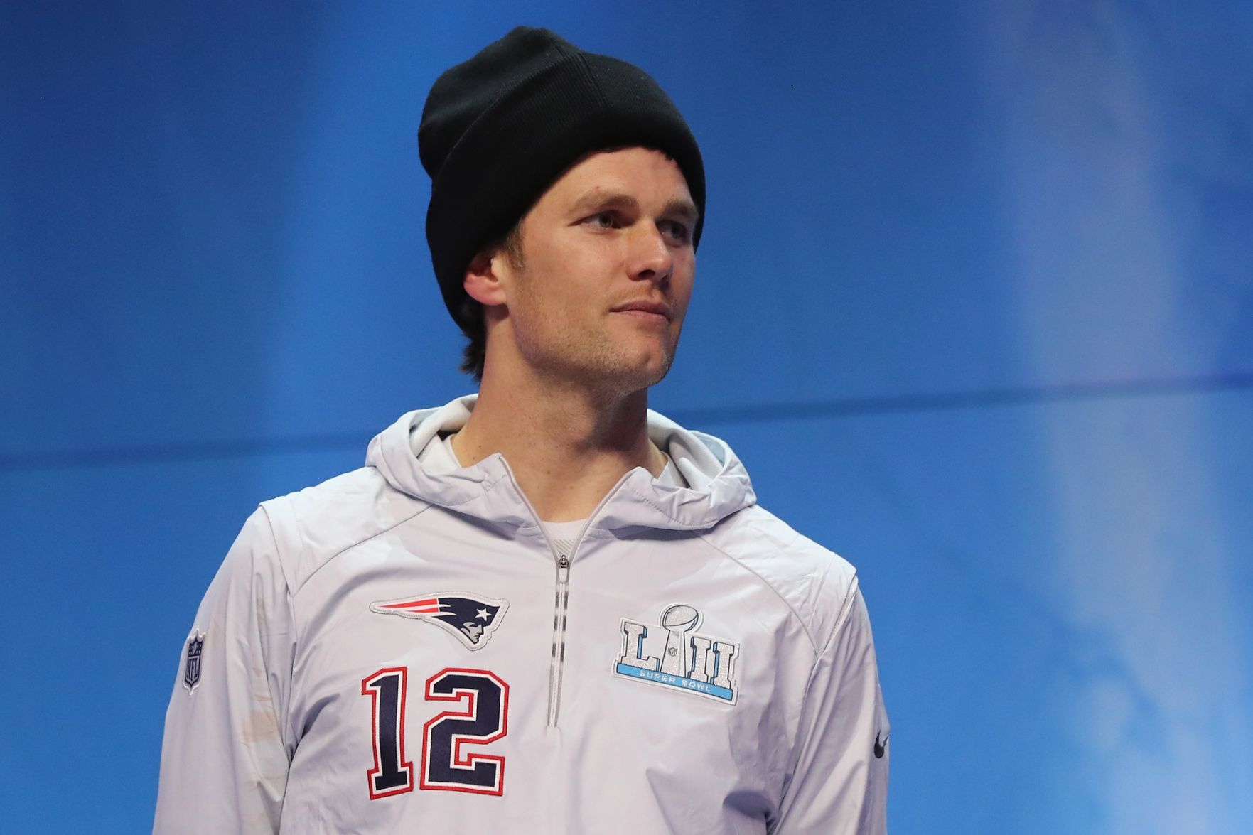 tom brady knit hat