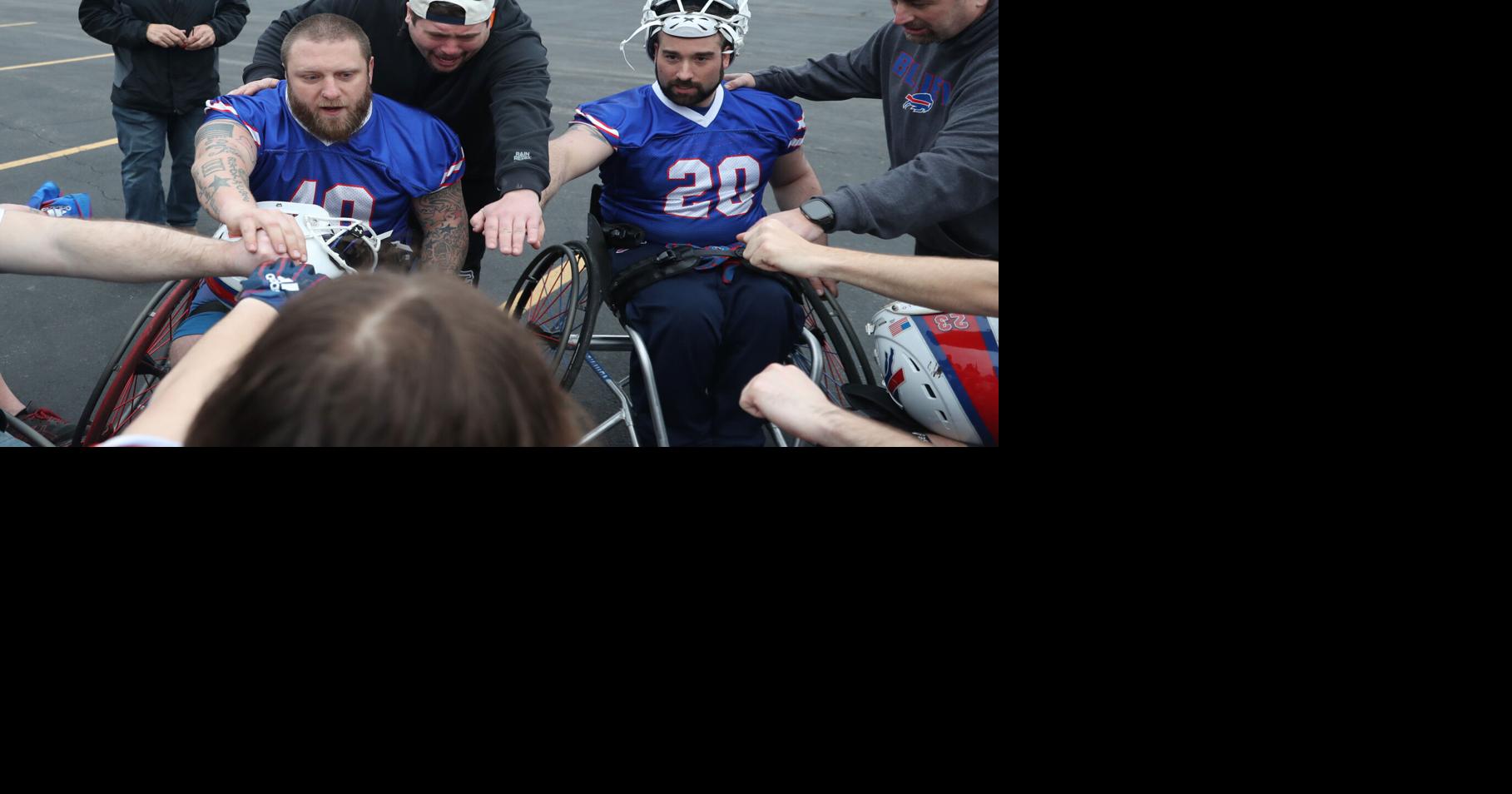 Photos Scenes from Buffalo wheelchair football practice