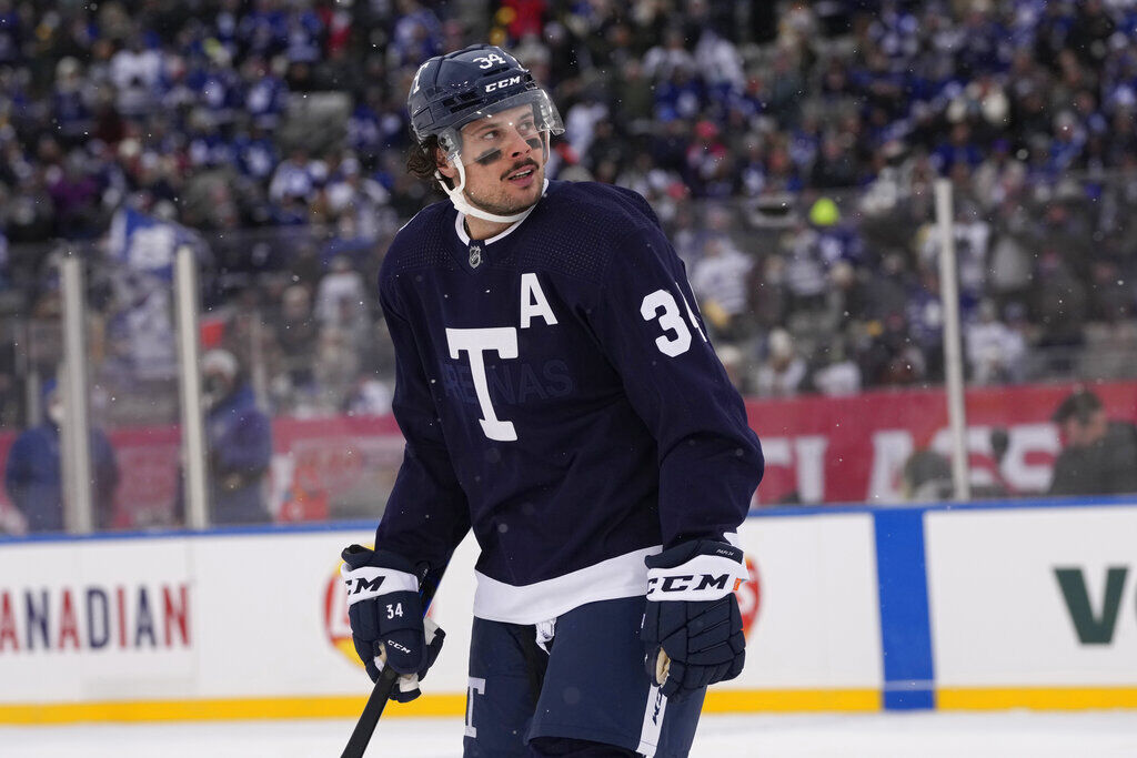 Auston Matthews suspended 2 games for cross-check in Heritage Classic loss  to Sabres