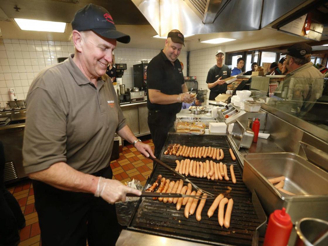 Cheap hot dogs at Ted's Wednesday