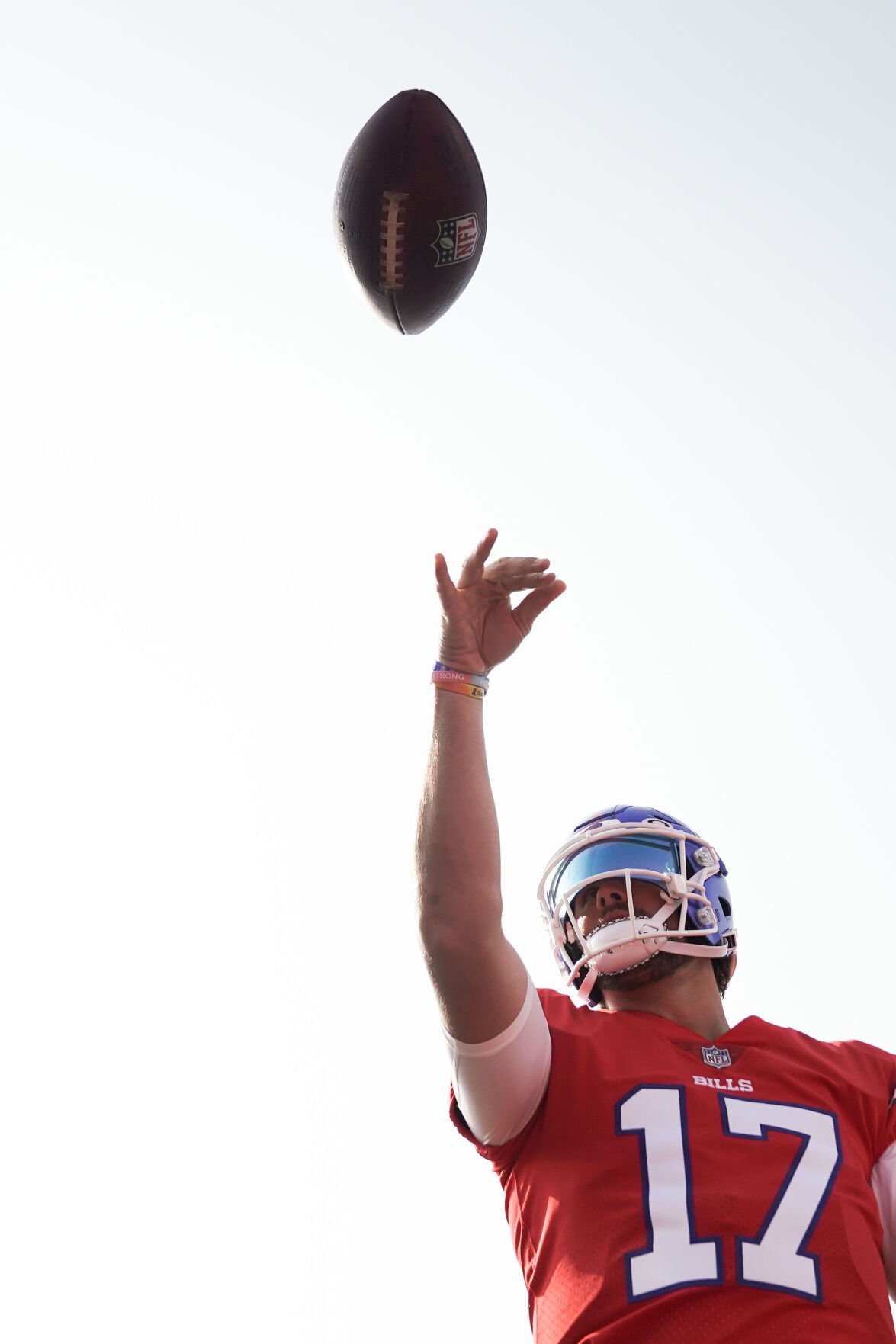 Buffalo Bills cornerback Kyron Brown (32) runs on the field during the  first half of an