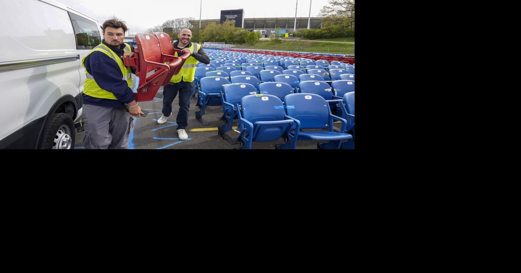 Need some milk, bread and a seat from the old Bills stadium? Head to Wegmans