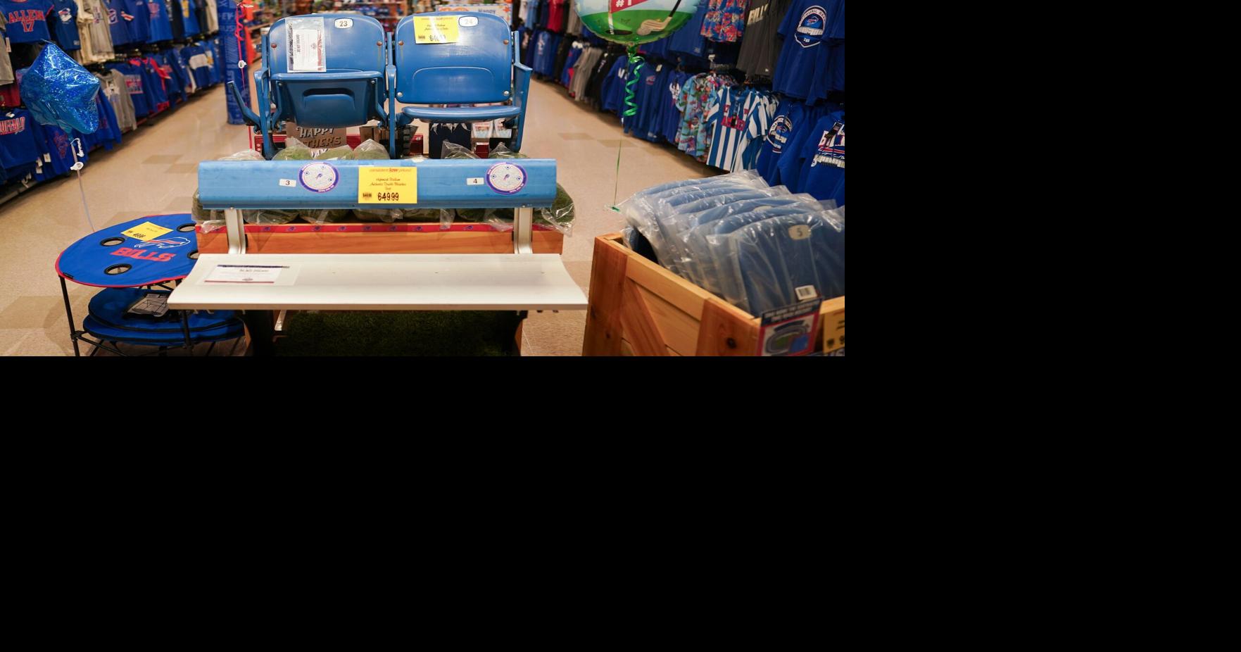 Need some milk, bread and a seat from the old Bills stadium? Head to Wegmans