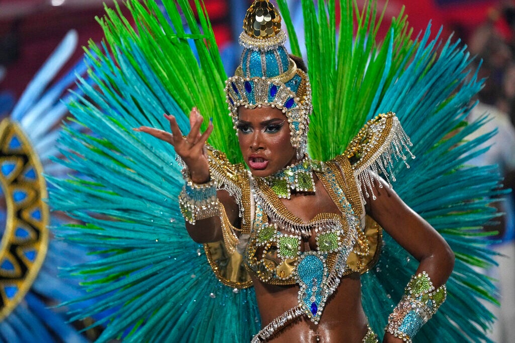 Photos: Brazil's glitzy Carnival is back with stunning costumes