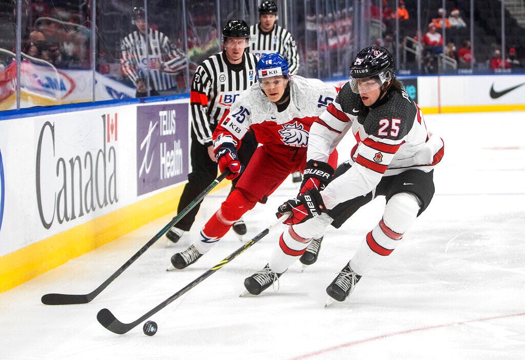 Owen Power has hat trick, Canada wins world junior opener - NBC Sports