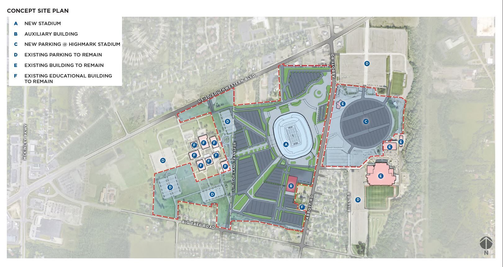 The Ralph Unofficial Parking Map (First Draft) : r/buffalobills