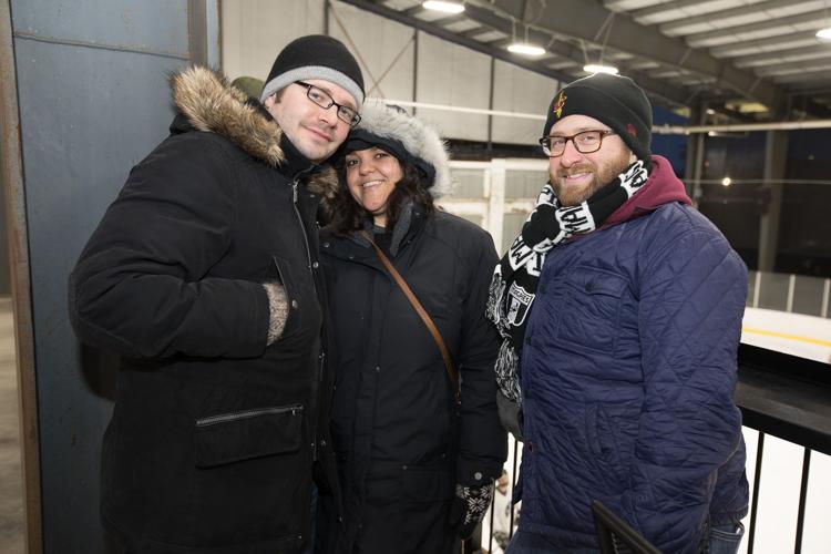 Smiles at Labatt Blue Pond Hockey Tournament at RiverWorks