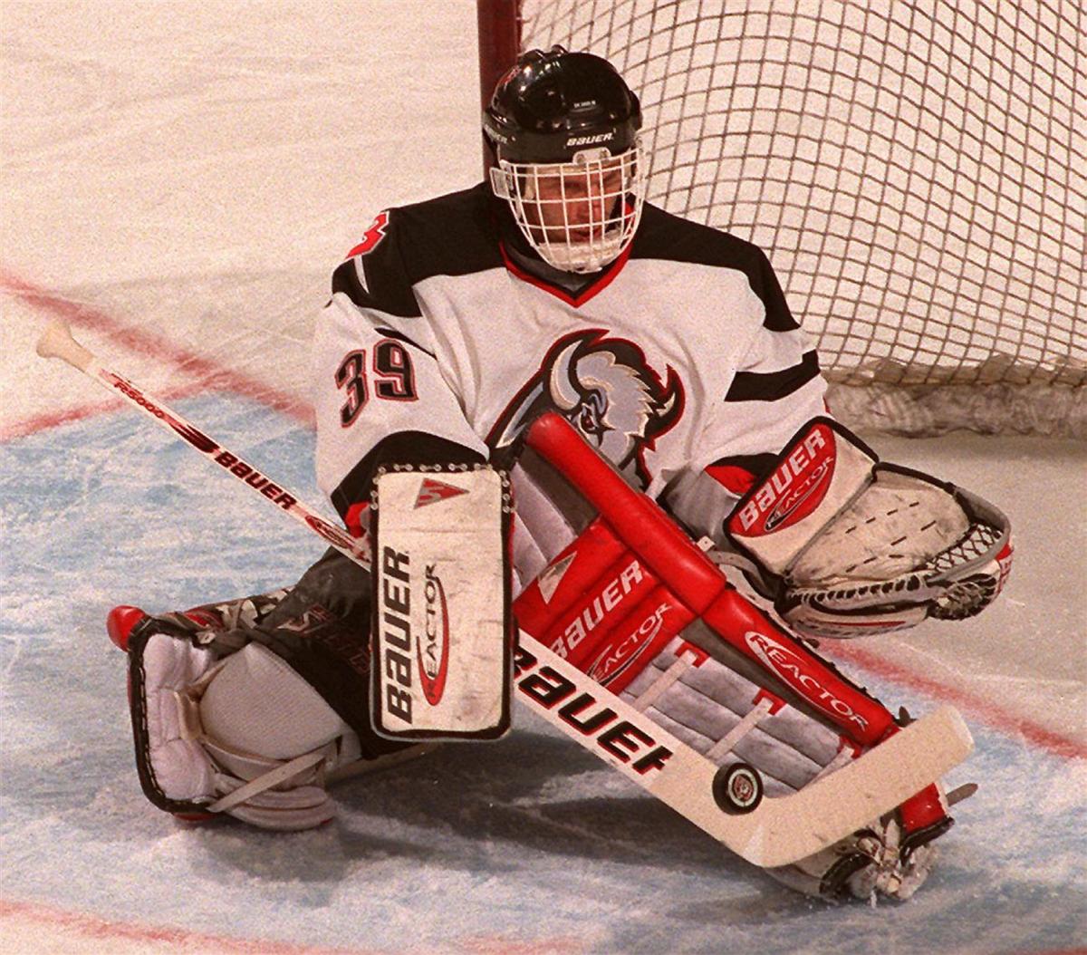 1997-98 Dominik Hasek Game Worn Buffalo Sabres Skates. Hockey, Lot  #13847