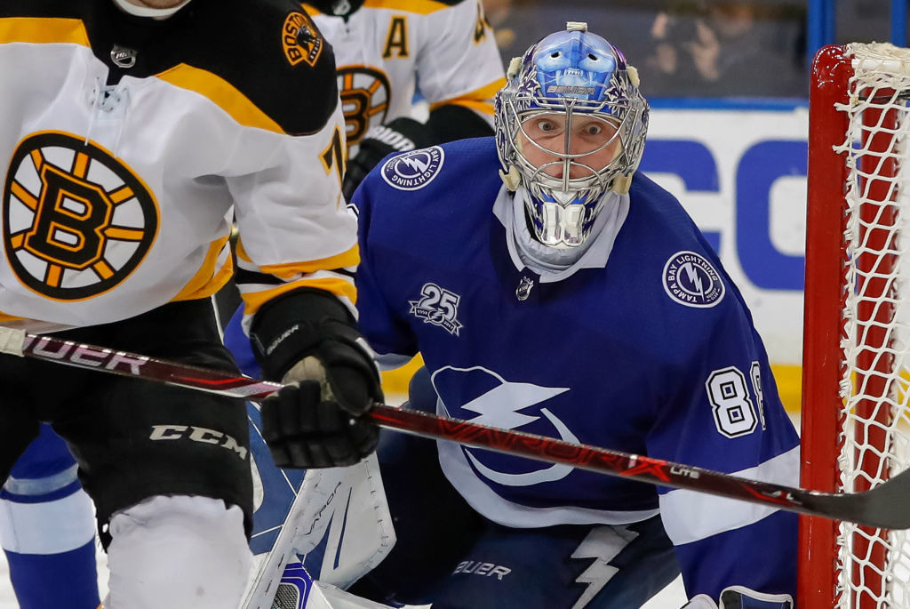 Goaltender Andrei Vasilevskiy of the Tampa Bay Lightning and News Photo  - Getty Images