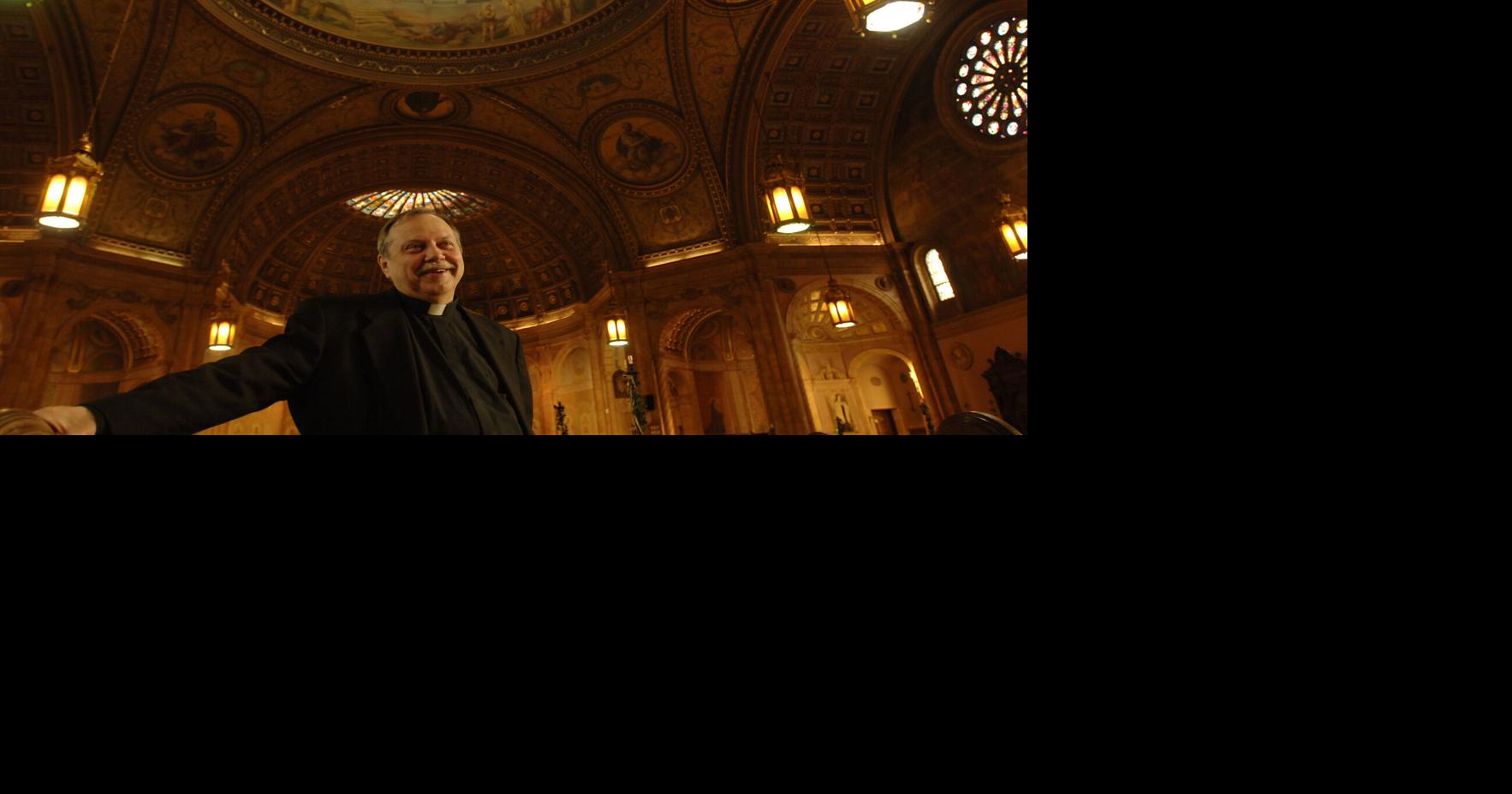 Rev. George L. Reger, retired pastor of landmark Blessed Trinity Church
