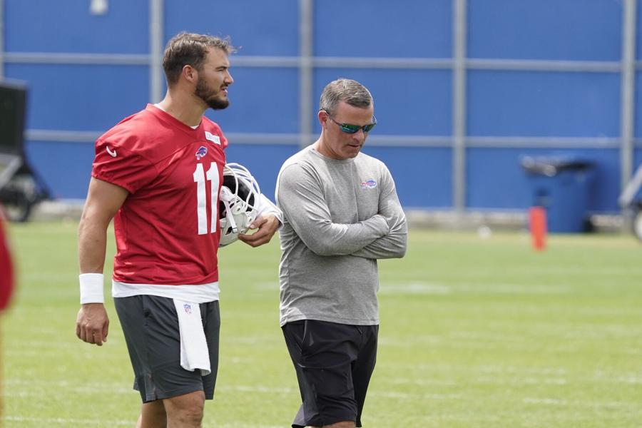 Bills quarterback Mitch Trubisky finds his way back home