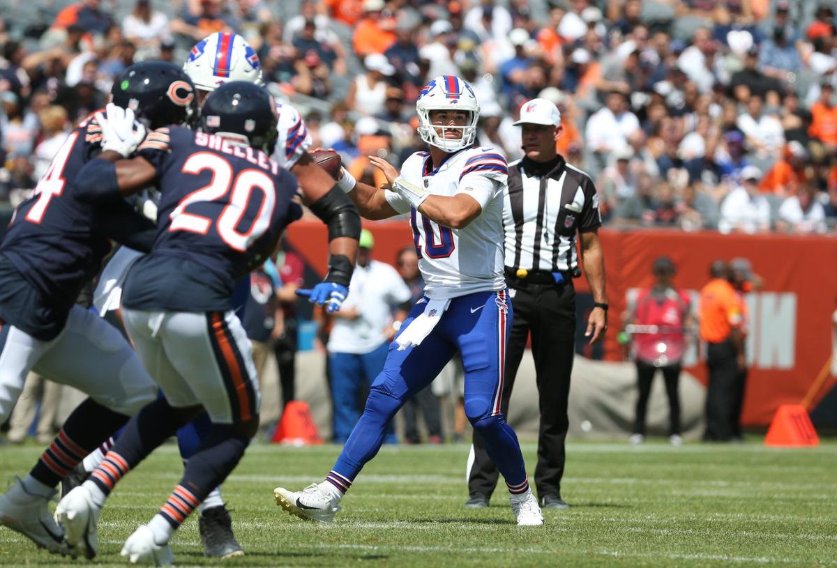 Quarterback Mitchell Trubisky leads Bills to win in return to face Chicago