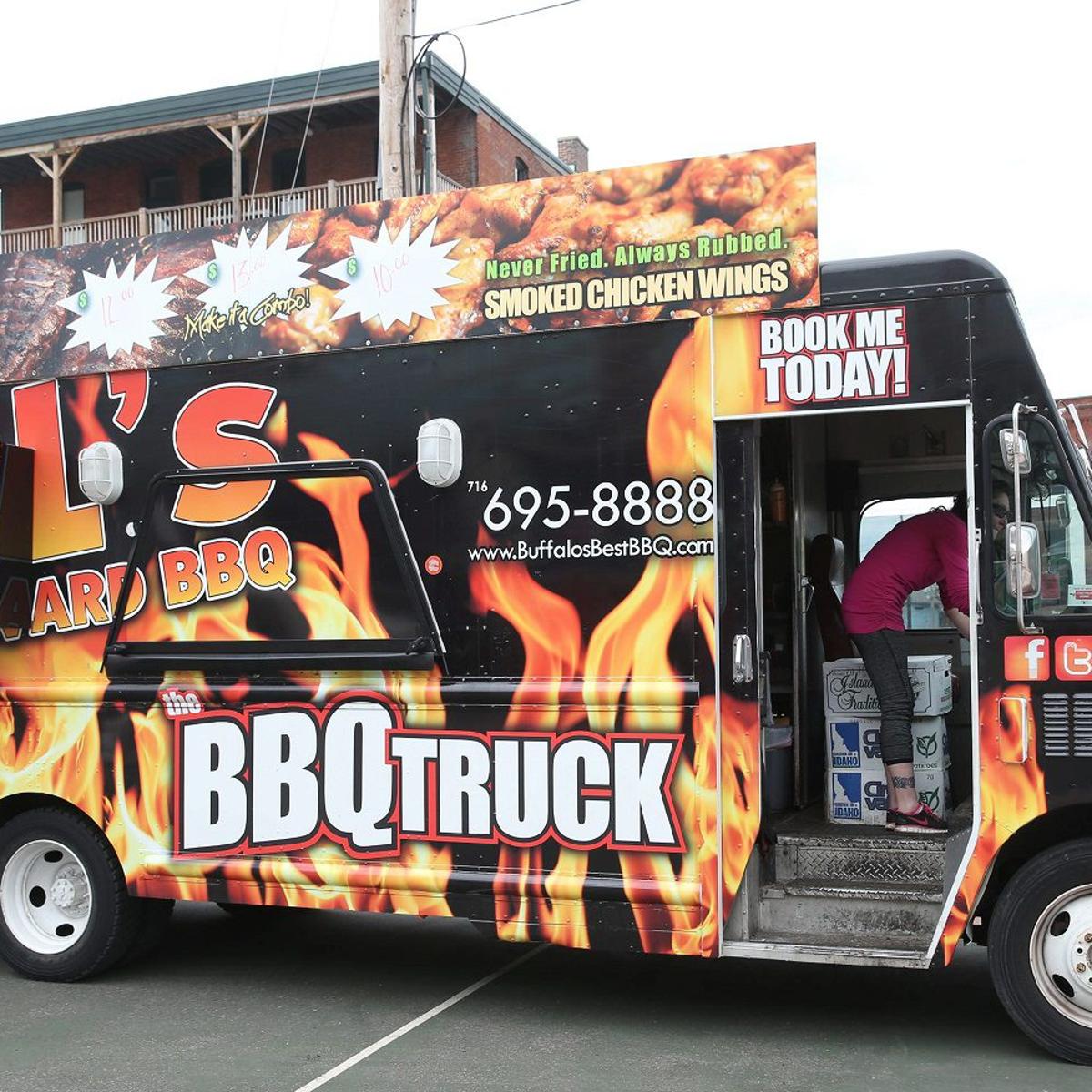 Food Truck Guide J L S Boulevard Bbq Truck Dining Buffalonews Com Buffalo Food Trucks Calendar