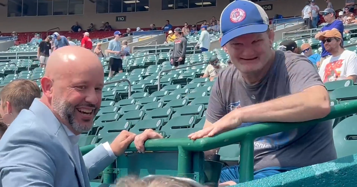 Jesus Feliciano and Bisons superfan reunited