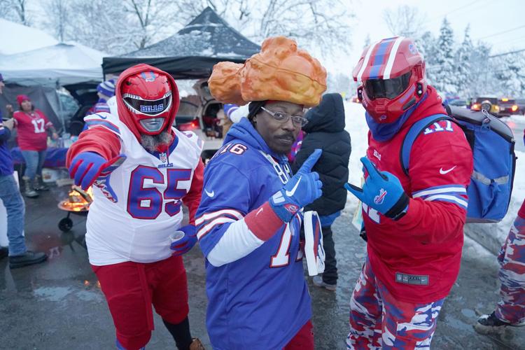 Josh Allen isn't the only one in costume: Bills fans tailgate in