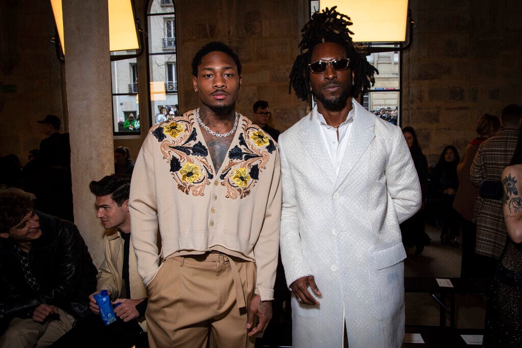 Bills' Stefon Diggs is still putting in work at Fashion Week