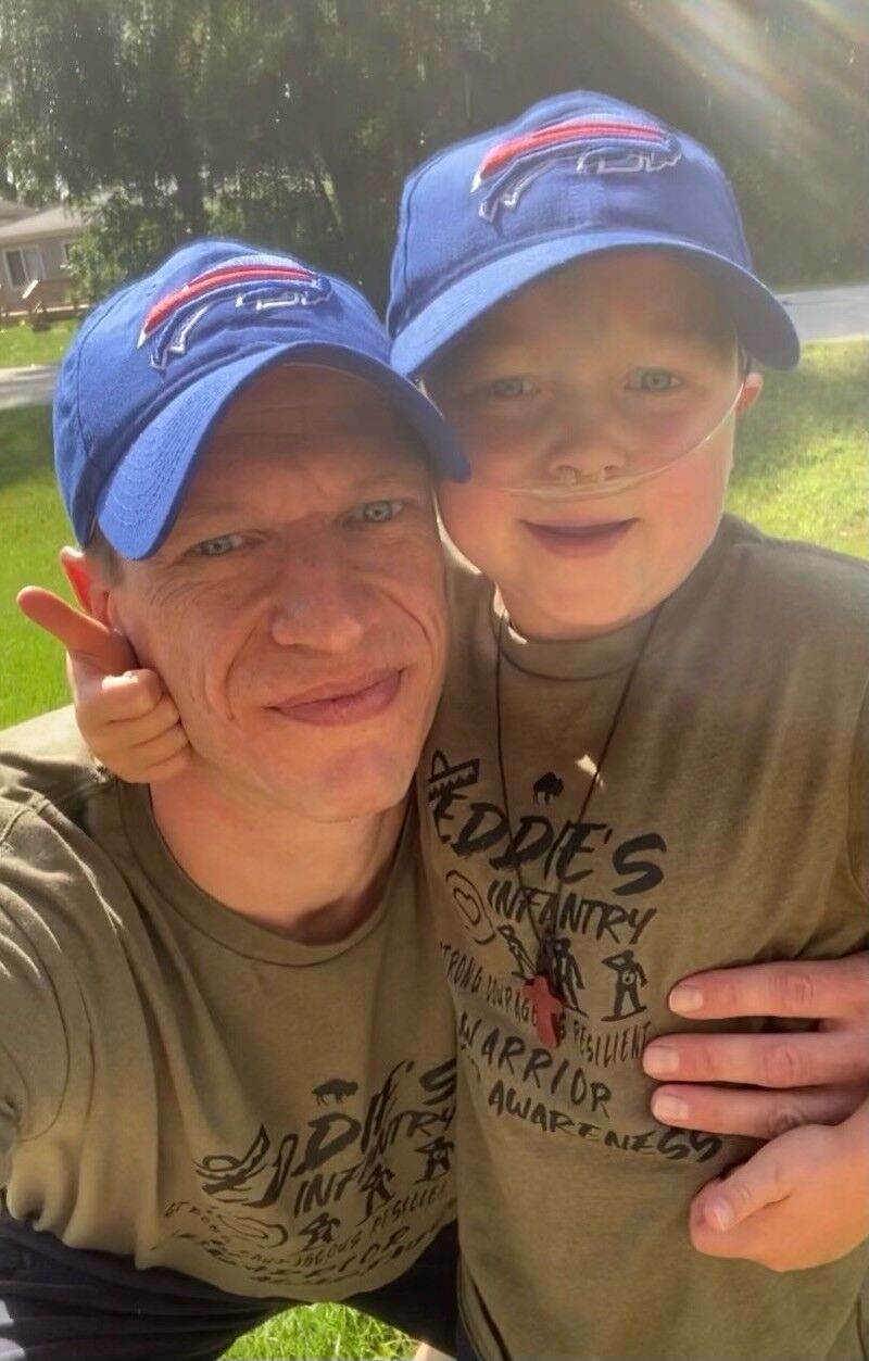 Bills fan Eddie Mayerik, 6, undergoes eighth heart surgery