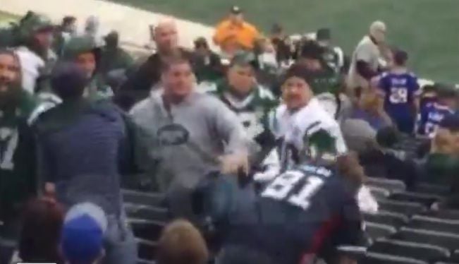 Bills backer knocked out by Jets fan, TMZ reports