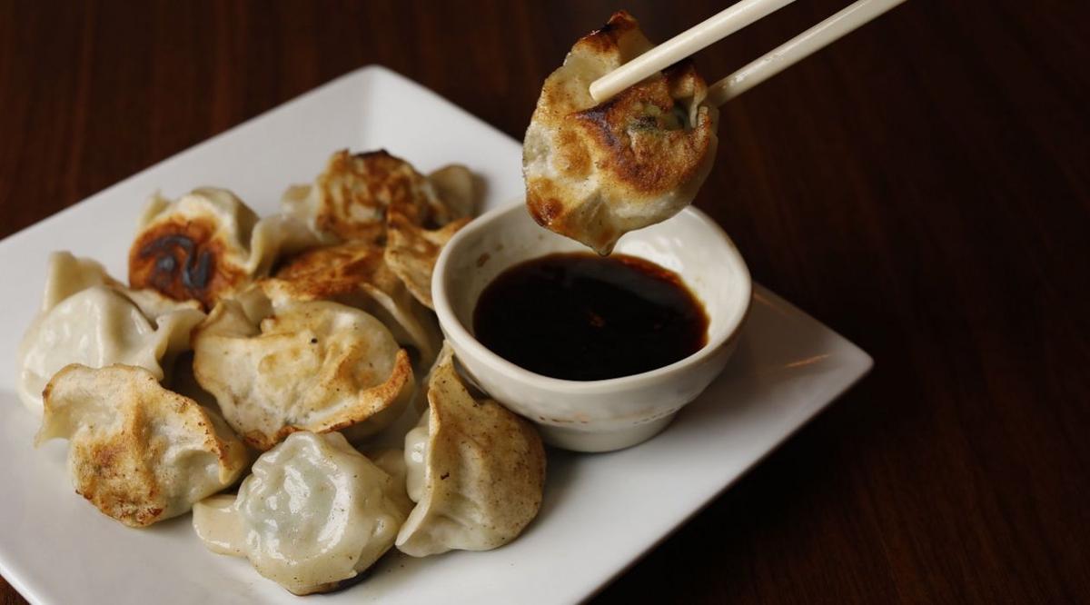 Potstickers Chinese Pan Fried Dumplings Recipetin Eats