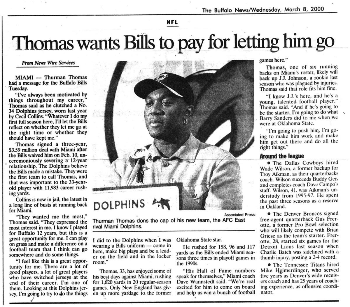 A Football Life': Running back Thurman Thomas joins the Miami