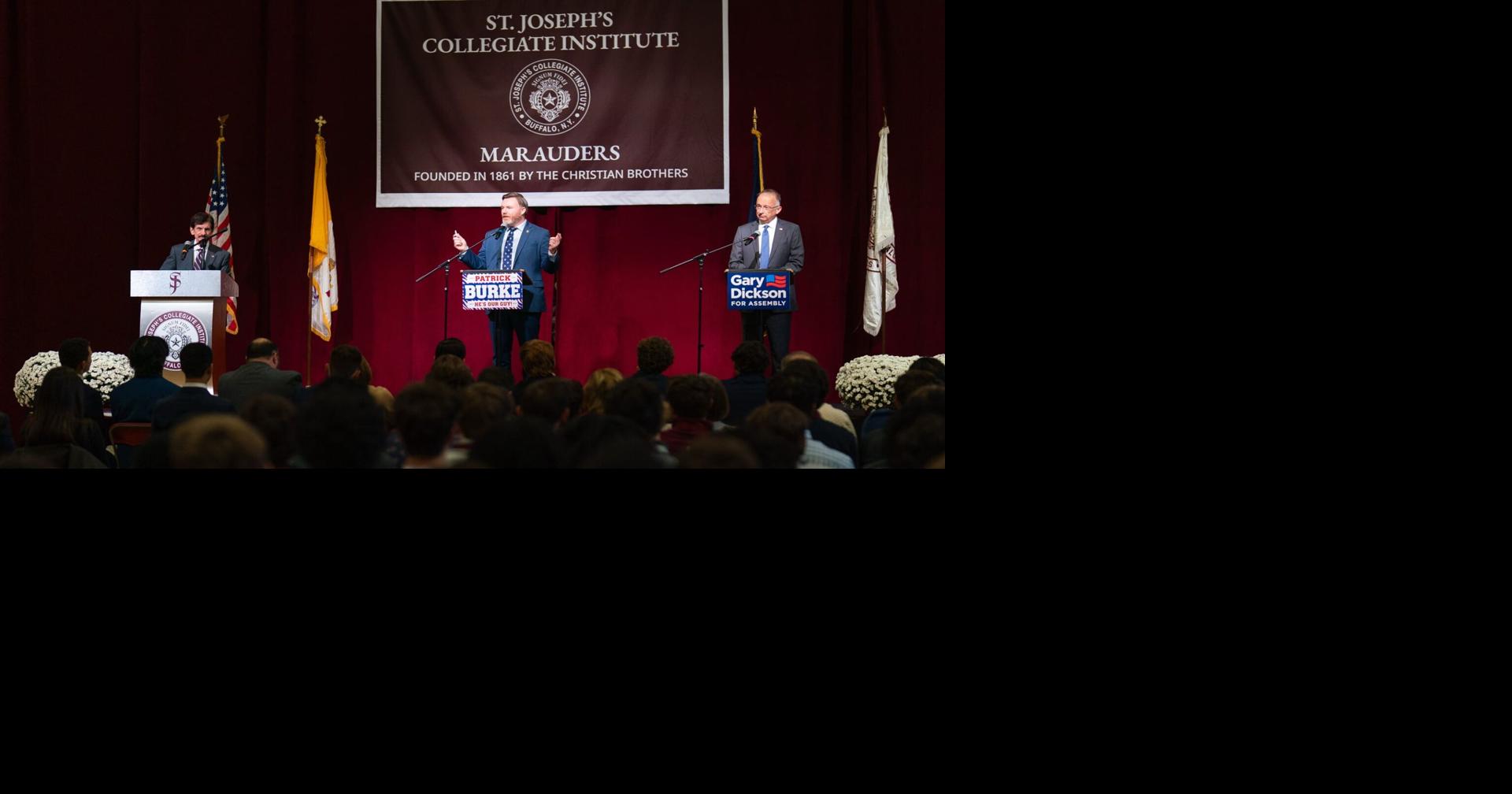 NY-142 candidates Burke, Dickson deliver opening remarks in debate