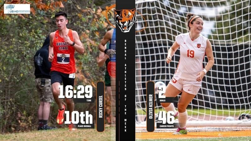 Ricky Curiel and Olivia Kilmer Named Bengal Athletes of the Week