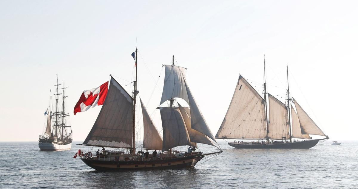 Tall ships arrive on Lake Erie
