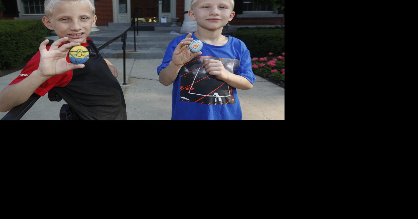What's the story behind all those painted rocks?