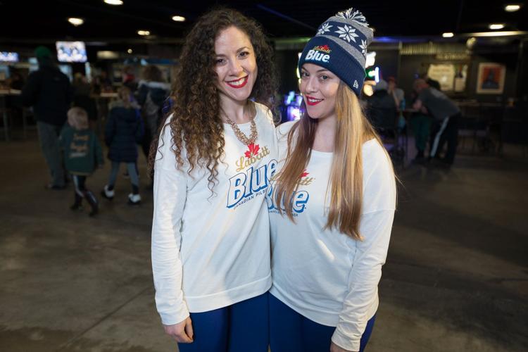 Smiles at Labatt Blue Pond Hockey Tournament at RiverWorks