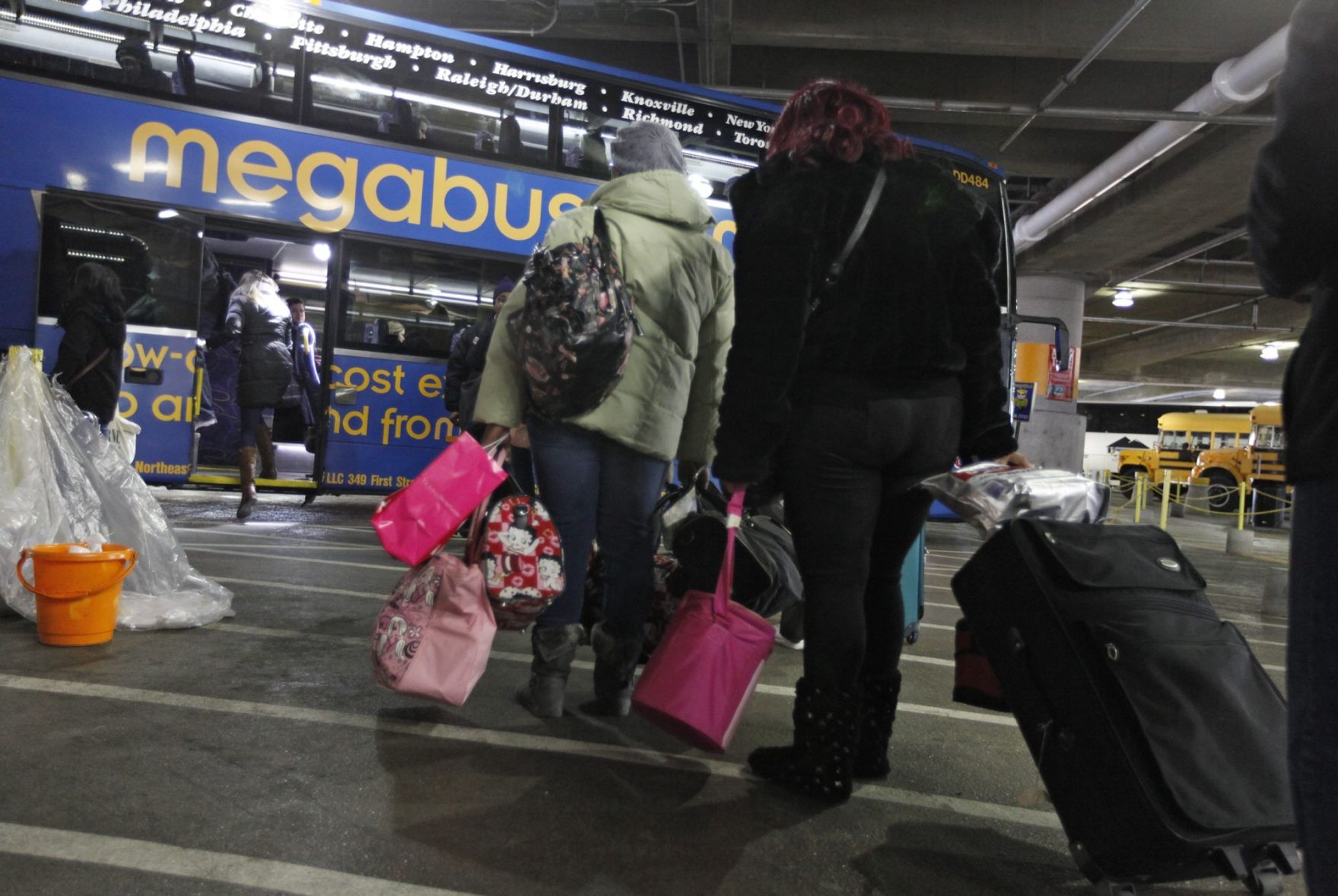 megabus additional luggage