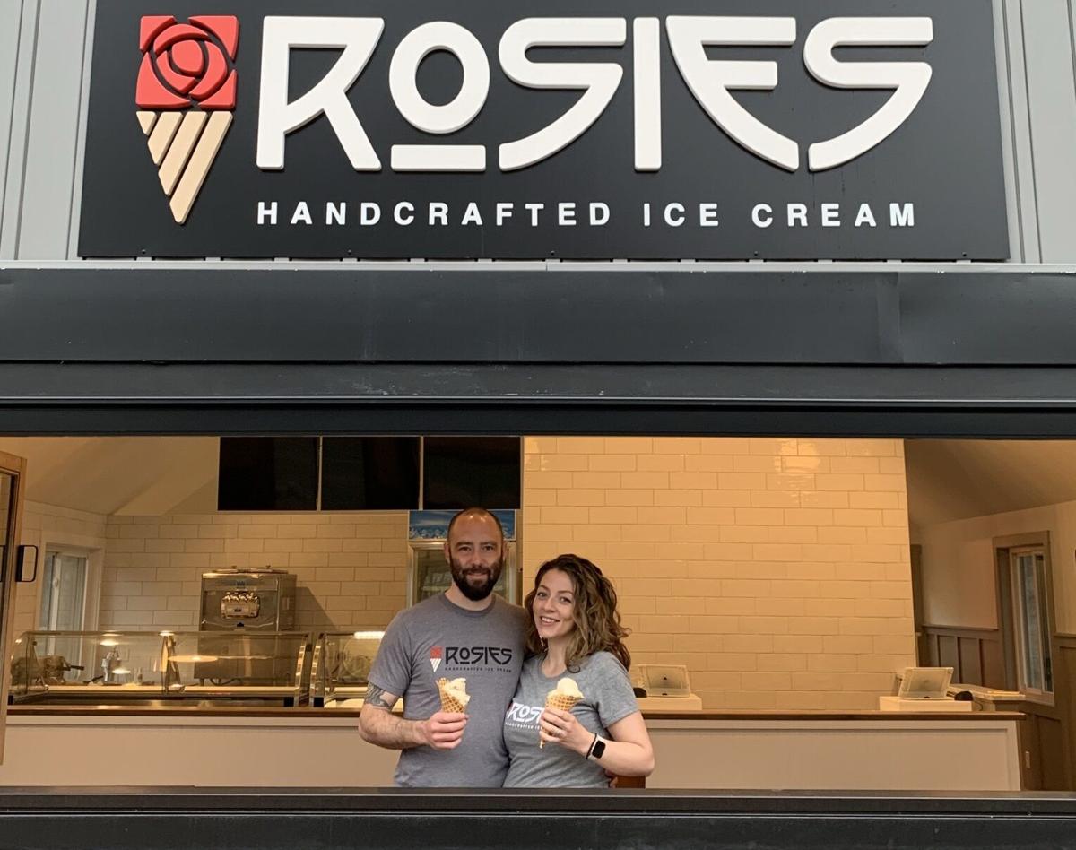 Deacon and Cassie Tasker Rosie's ice cream
