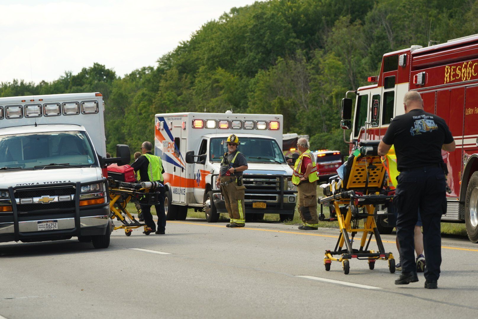 Updates on bus crash on NY Thruway in Pembroke