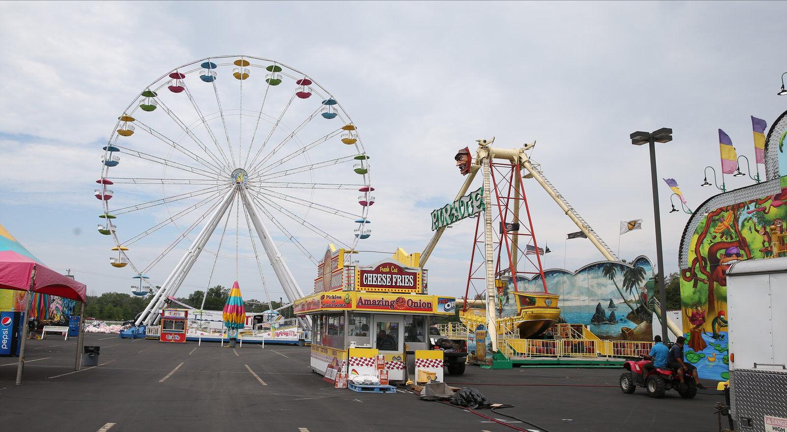 Photos Setting up the Erie County Fair Multimedia