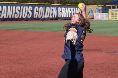 Canisius softball pitcher Megan Giese
