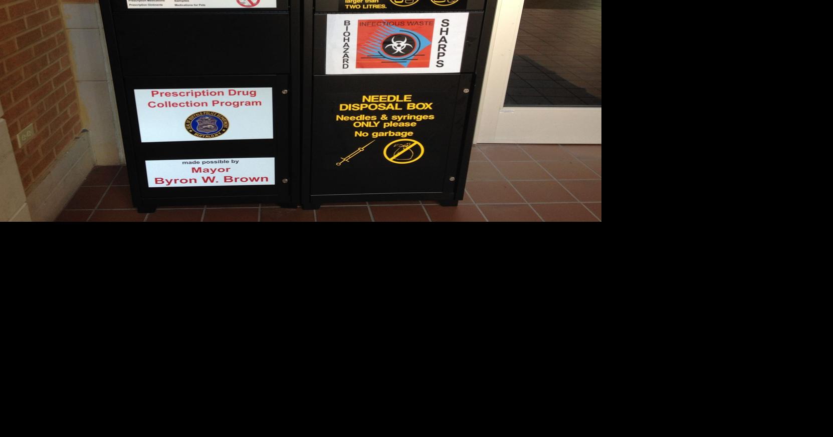 Prescription drug dropoff boxes available at police stations